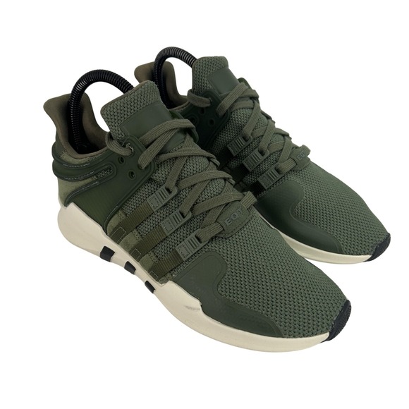Adidas EQT Equipment ADV Shoes Womens Size 6.5 Green White Mesh CP9689 Sneakers - Picture 1 of 15